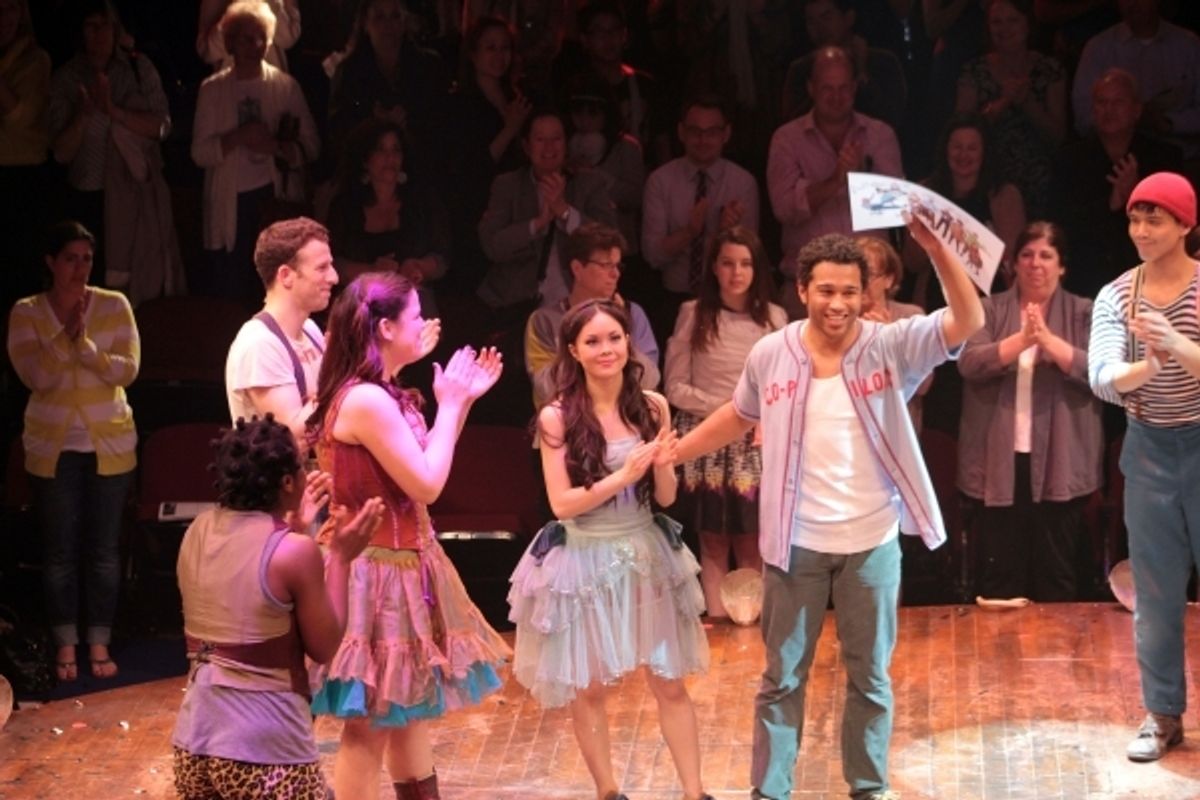 Uzo Aduba, Nick Blaemire, Lindsay Mendez, Anna Maria Perez de Tagle, Corbin Bleu, Telly Leung at 