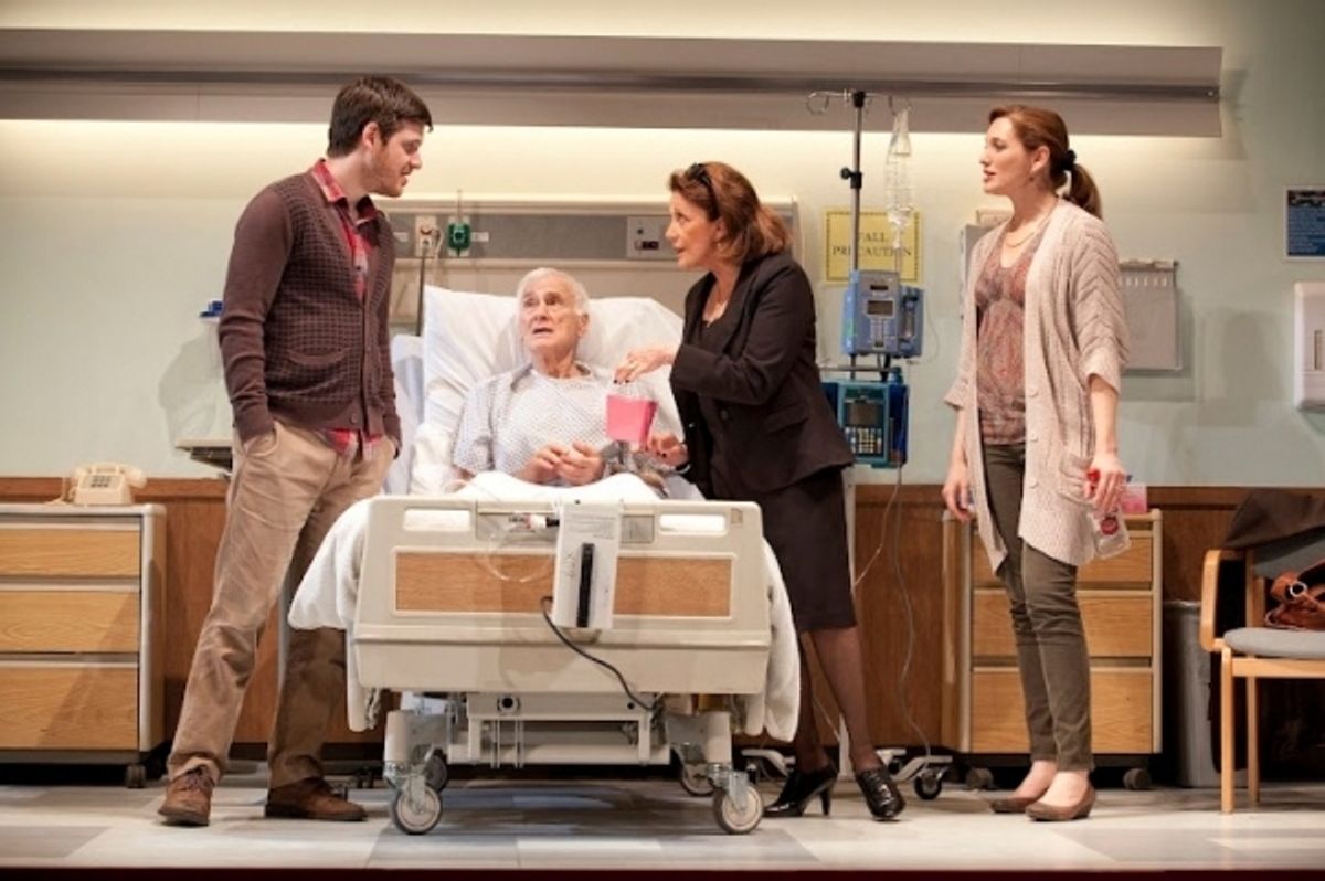 Michael Esper, Dick Latessa, Linda Lavin, and Kate Jennings Grant. Photo Credit: Carol Rosegg at 