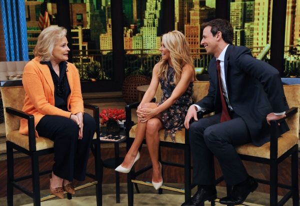 Candice Bergen, Kelly Ripa and Seth Meyers Photo