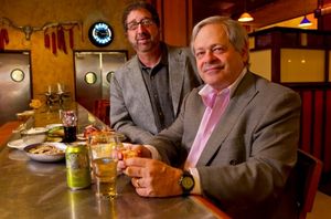 Peter Gethers, Daniel Okrent Photo