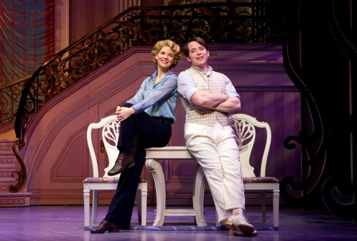Kelli O'Hara and Matthew Broderick at 