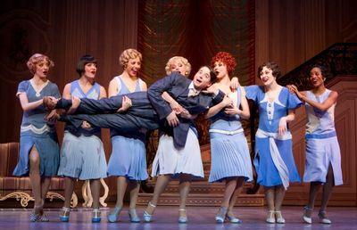 Matthew Broderick with Robyn Hurder and Company Photo