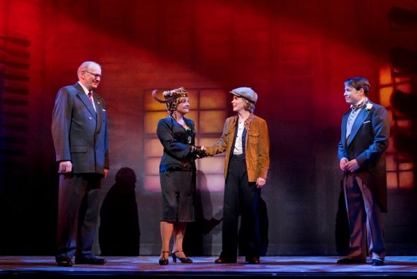 Terry Beaver, Estelle Parsons, Kelli O'Hara and Matthew Broderick Photo