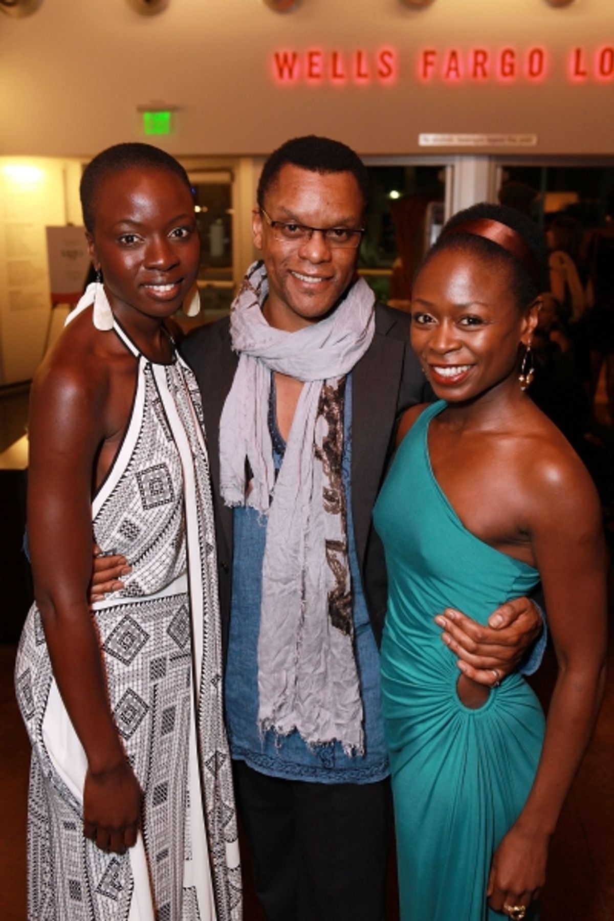 Danai Gurira, Kevin Mambo and Zainab Jah
 at 