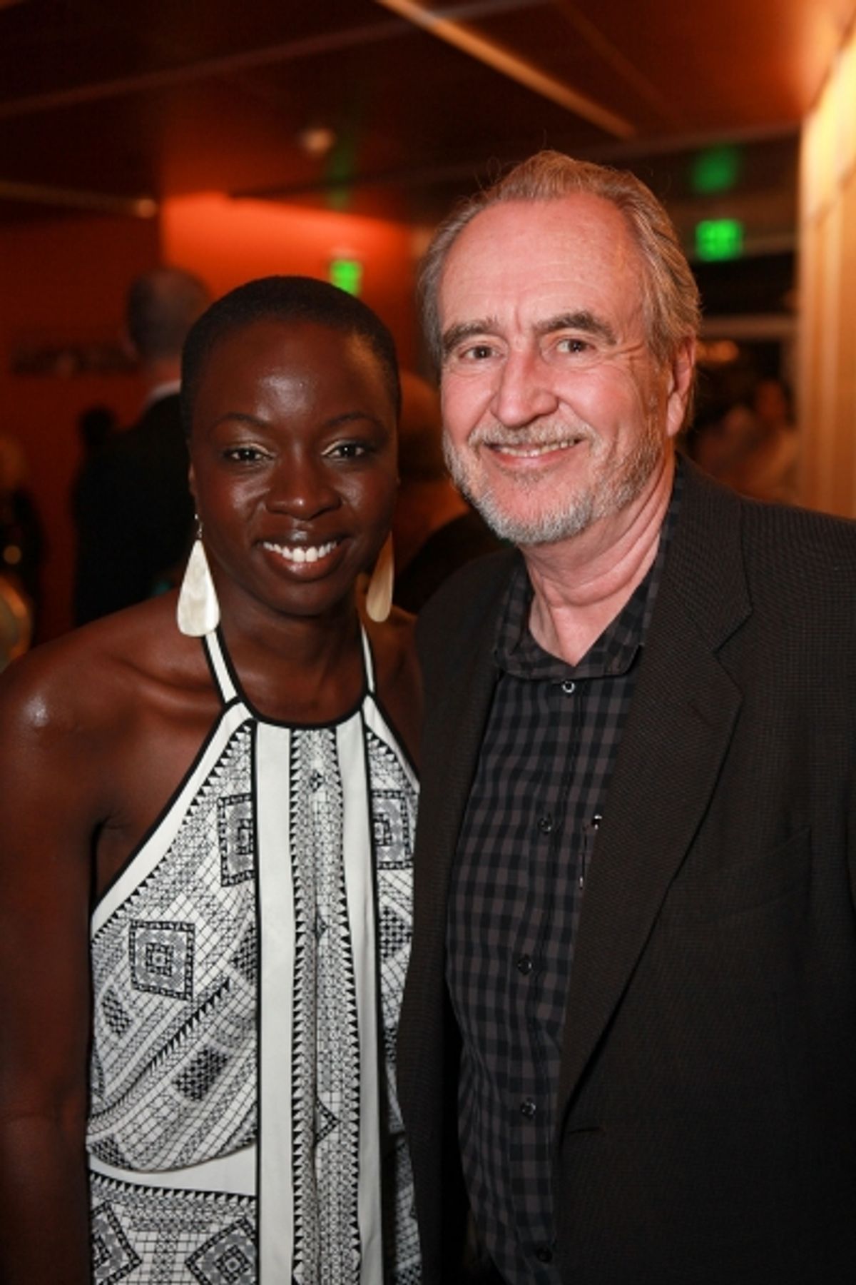 Danai Gurira and Wes Craven
 at 