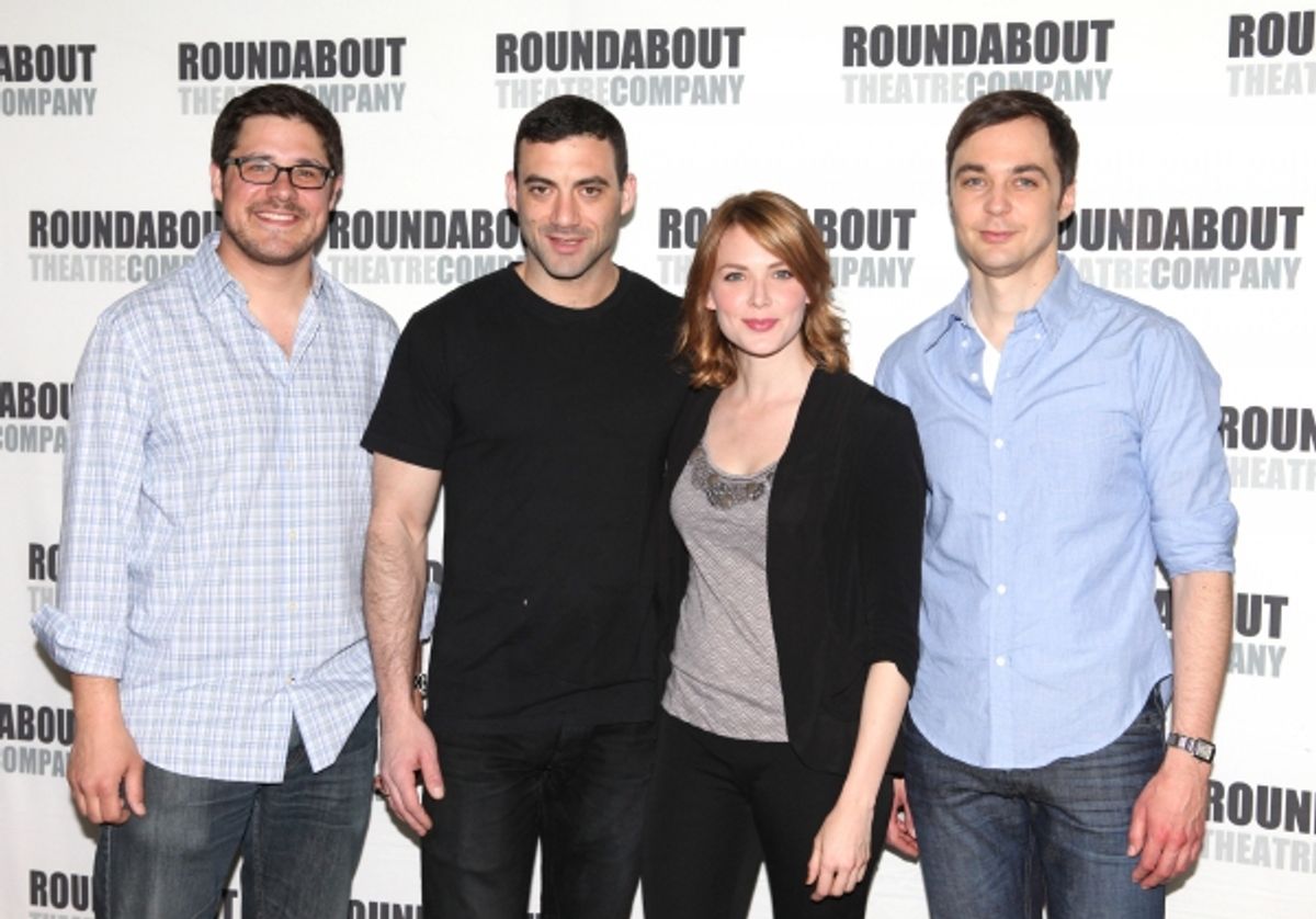 Rich Sommer, Morgan Spector, Holley Fain & Jim Parsons  at 