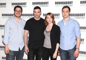 Rich Sommer, Morgan Spector, Holley Fain & Jim Parsons  Photo