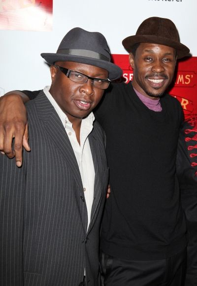 Steve Harris and Wood Harris  Photo