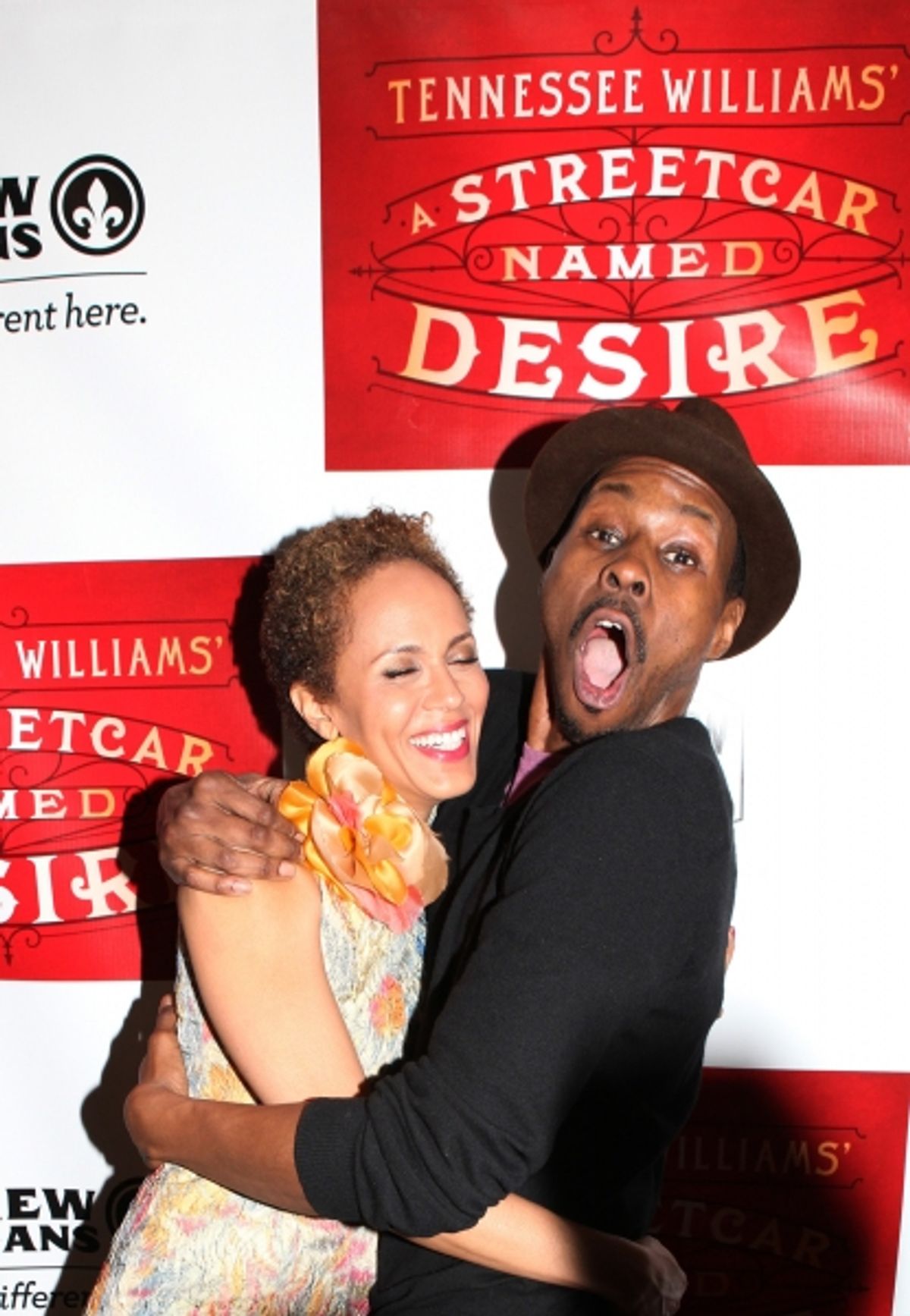Nicole Ari Parker & Wood Harris  at 