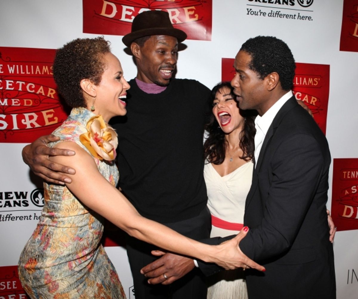 Nicole Ari Parker, Wood Harris, Daphne Rubin-Vega and Blair Underwood  at 