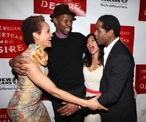 Nicole Ari Parker, Wood Harris, Daphne Rubin-Vega and Blair Underwood @ BroadwayWorld Nicole Ari Parker, Wood Harris, Daphne Rubin-Vega and Blair Underwood Photo