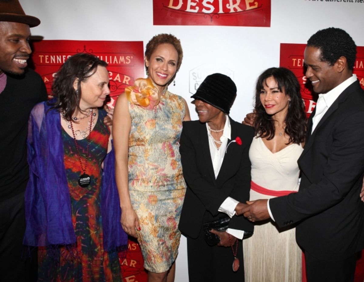 Wood Harris, Emily Mann, Nicole Ari Parker, CicelyTyson, Daphne Rubin-Vega and Blair Underwood at 