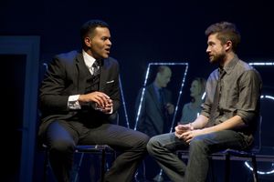 Christopher Jackson and Topher Grace Photo