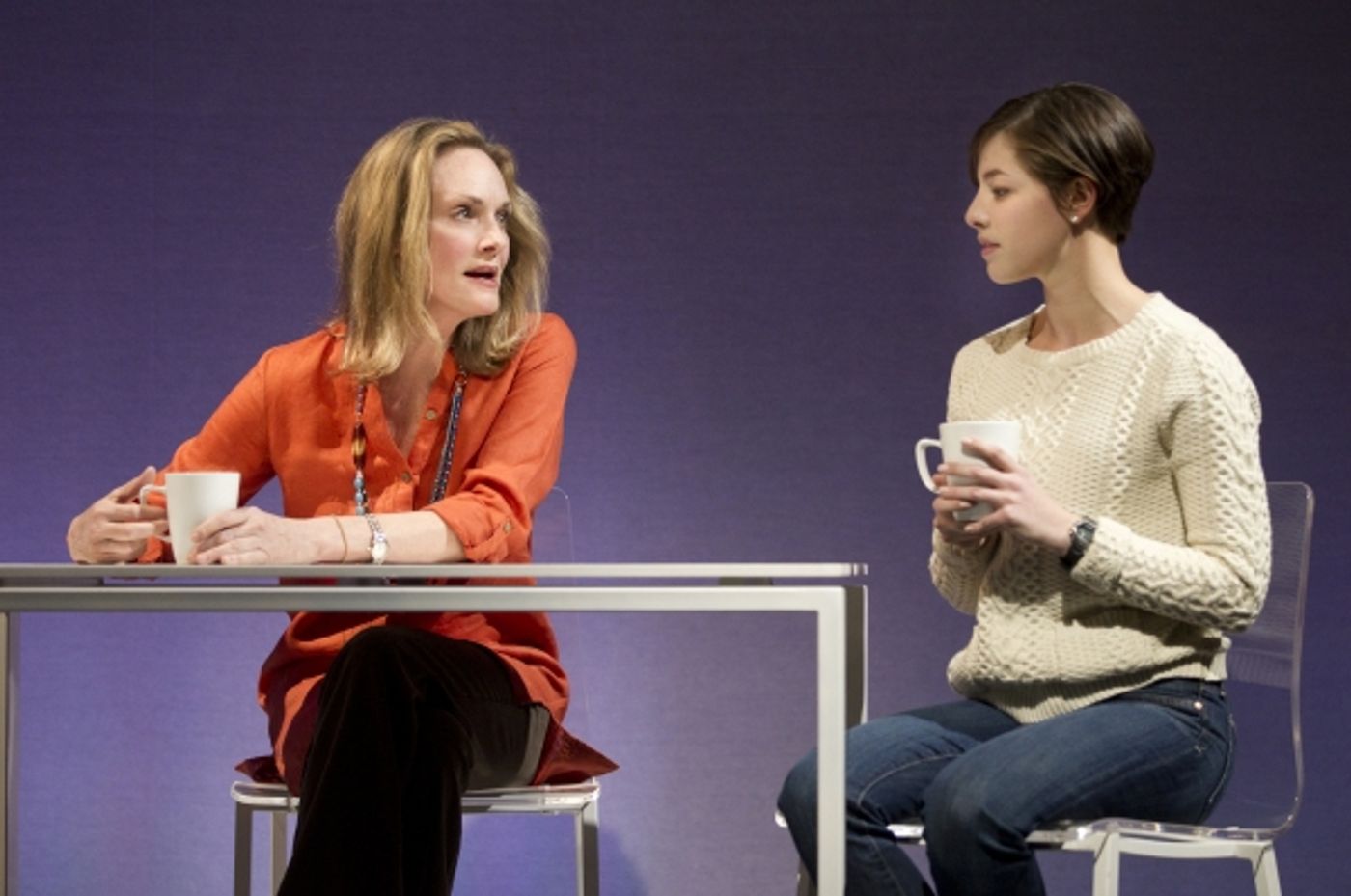 Photo Flash: First Look at Topher Grace, Olivia Thirlby in Second Stage's LONELY, I'M NOT  Image