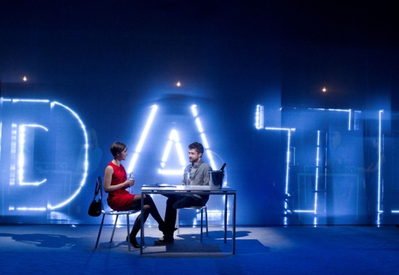 Photo Flash: First Look at Topher Grace, Olivia Thirlby in Second Stage's LONELY, I'M NOT  Image