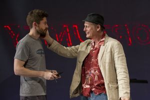 Topher Grace and Mark Blum @ BroadwayWorld Topher Grace and Mark Blum Photo