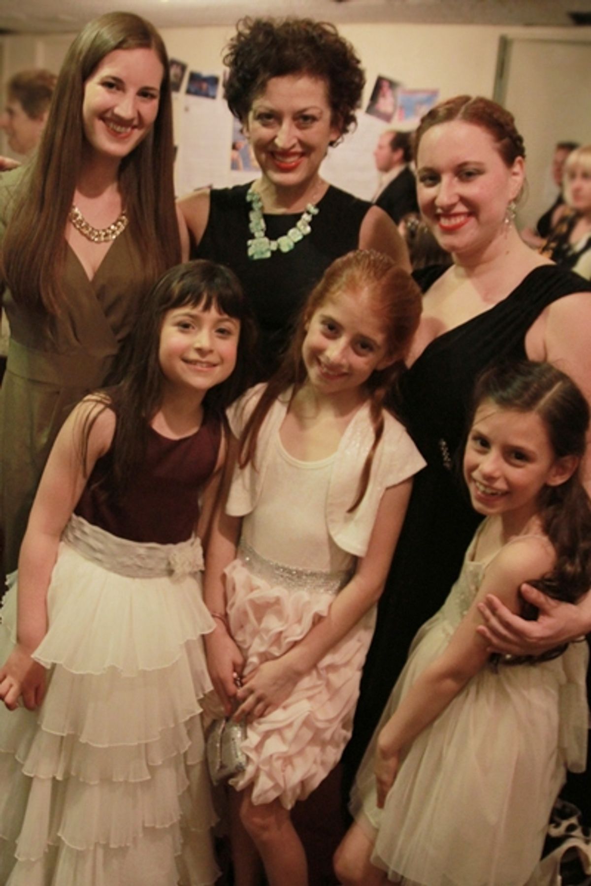 Director, Laura Luc, with Rachel Weintraub, Terry Palasz, Julianna Rigoglioso, Kimberly Jackson, Madisyn Shipman at 