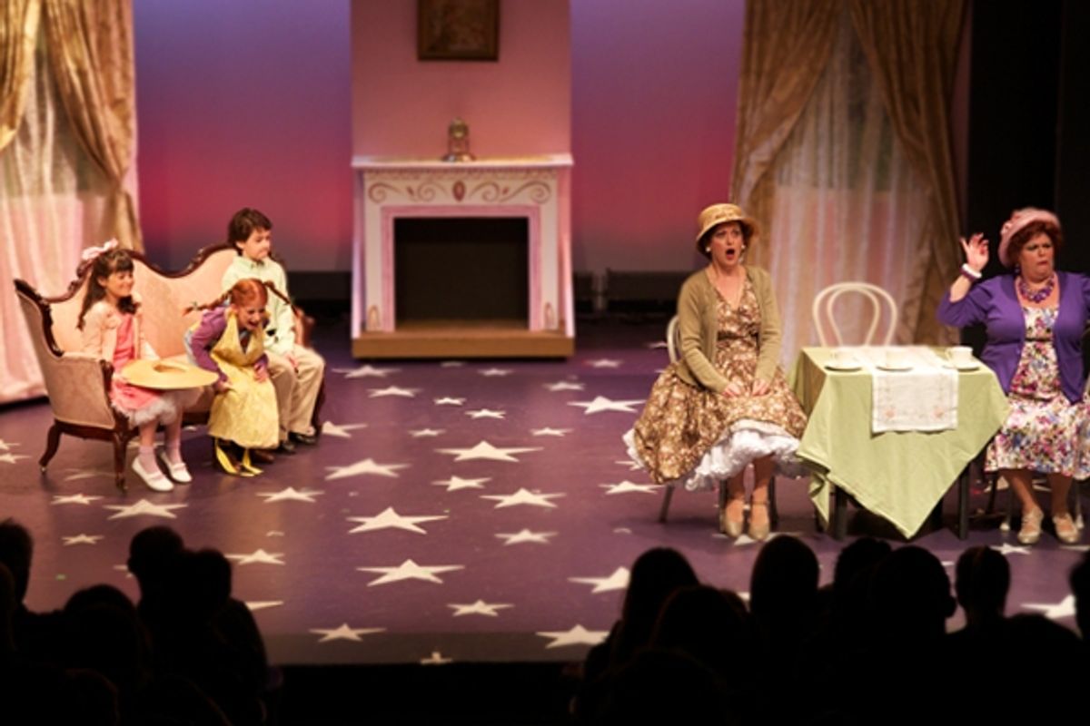 Rachel Weintraub (Annika), Julianna Rigoglioso (Pippi), Jeremiah Burch (Tommy), Terry Palasz (Mrs. Granberg), Annette Winter (Mrs. Prysellius) at 