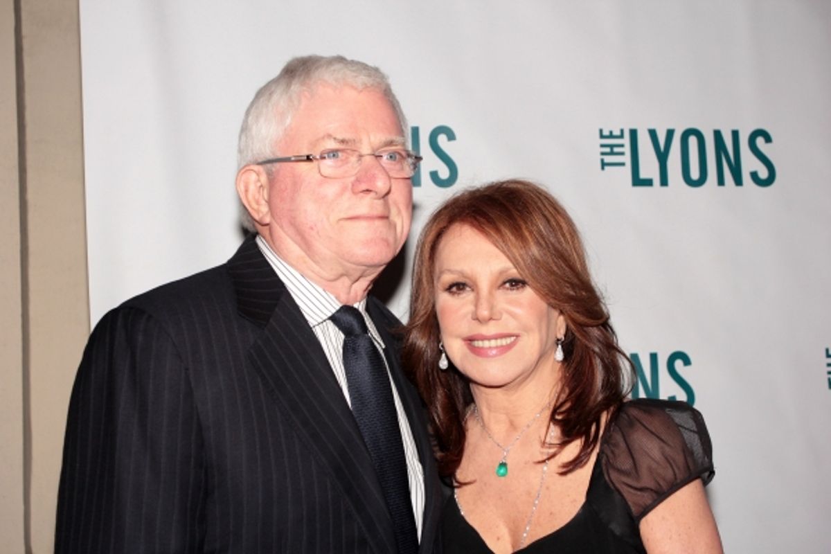 Phil Donohue, Marlo Thomas at 