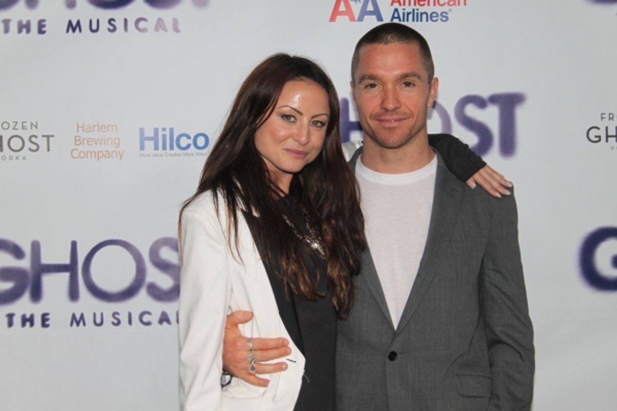 Ashley Wallenberg and guest at GHOST THE MUSICAL - Opening Night Party!