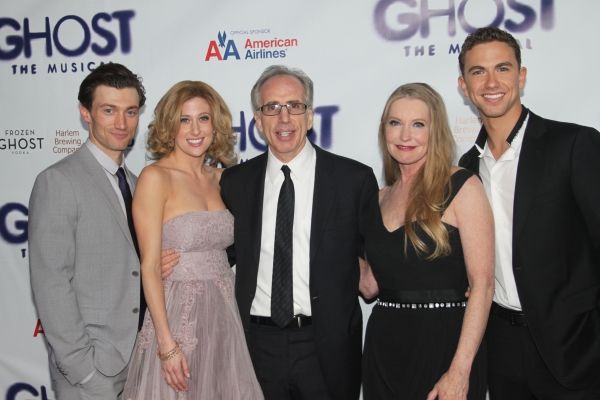 Bryce Pinkham, Caissie Levy, Jerry Zucker, Lisa Niemi and Richard Fleeshman Photo