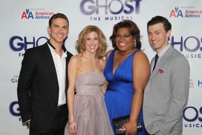 Richard Fleeshman, Caissie Levy, Da'Vine Joy Randolph and Bryce Pinkham Photo
