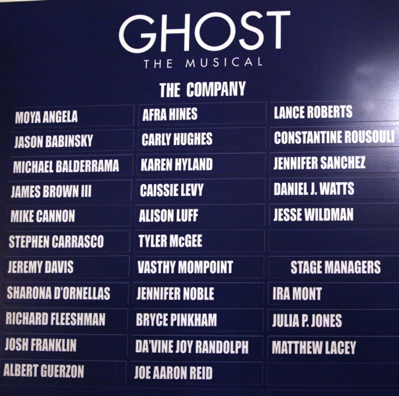 Photo Coverage: GHOST THE MUSICAL - Opening Night Curtain Call!  Image
