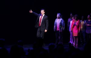 Bryce Pinkham with the Company @ BroadwayWorld Bryce Pinkham with the Company Photo