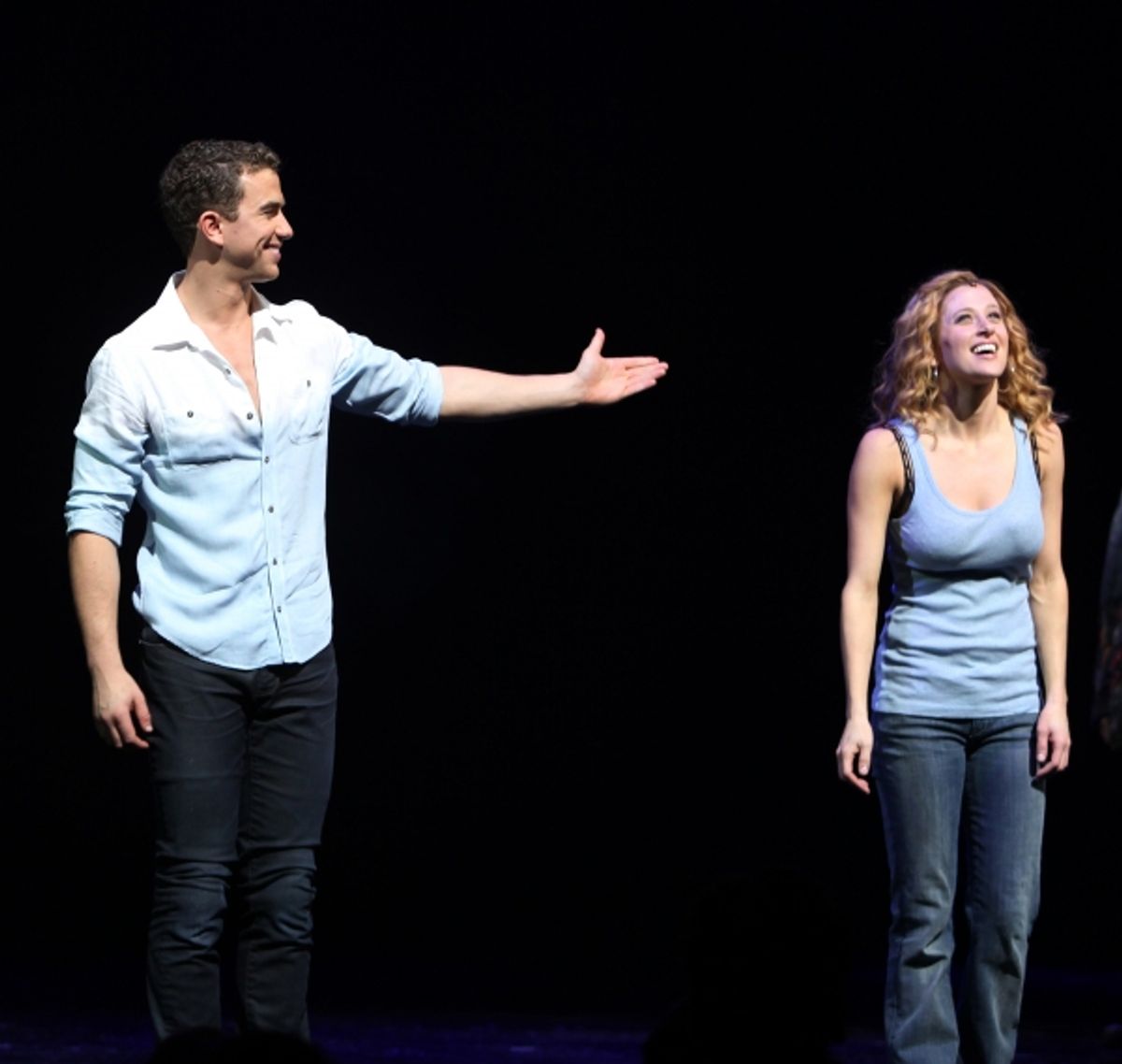 Paul Fleeshman & Caissie Levy at 