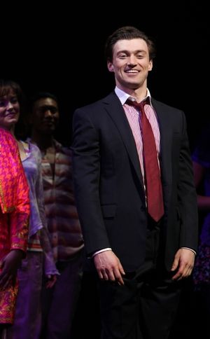 Bryce Pinkham with the Company @ BroadwayWorld Bryce Pinkham with the Company Photo
