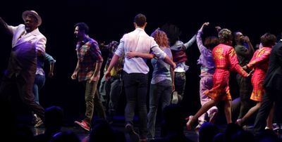 Paul Fleeshman & Caissie Levy Photo