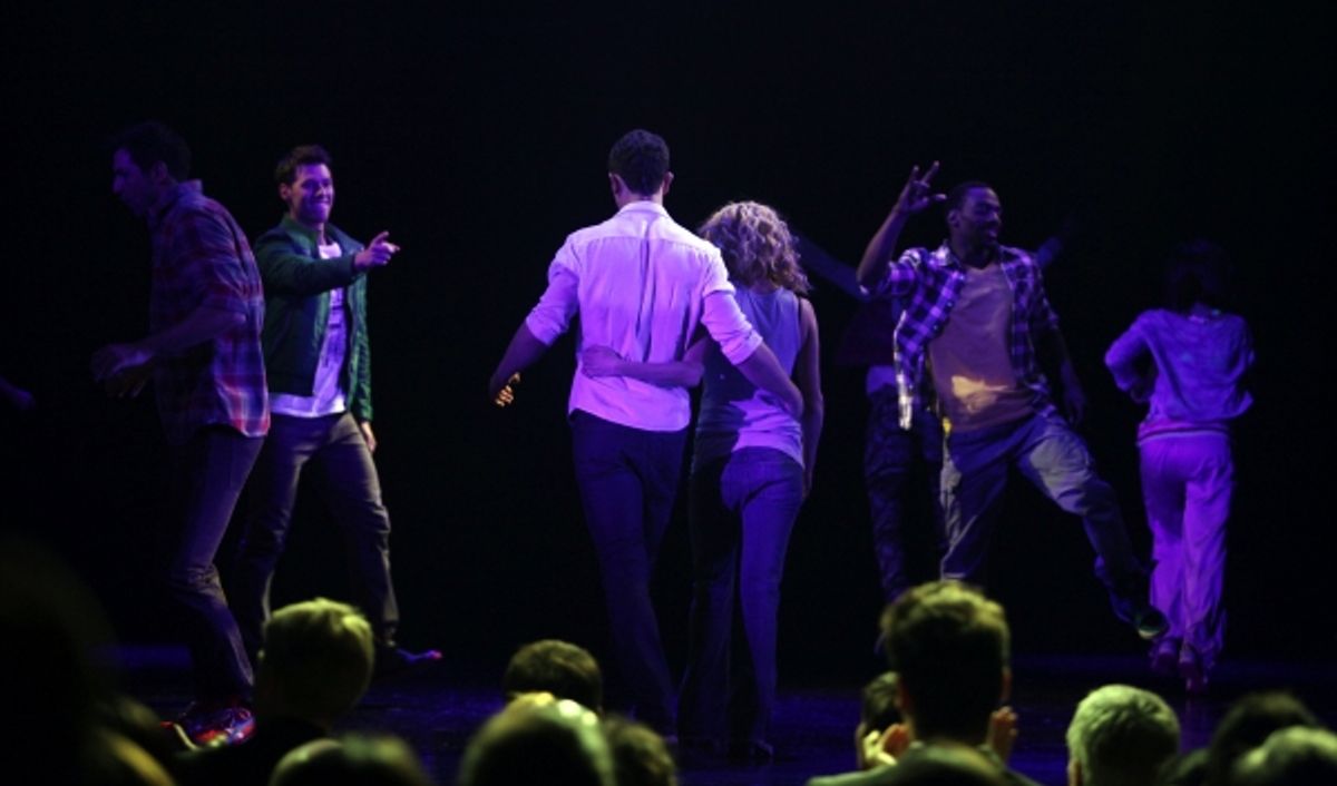 Paul Fleeshman & Caissie Levy with the Company  at 