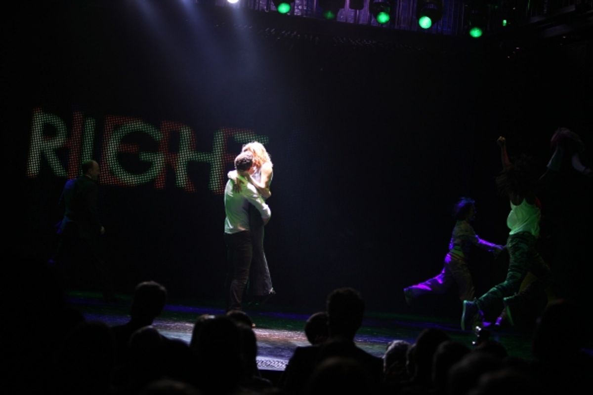 Paul Fleeshman & Caissie Levy at 