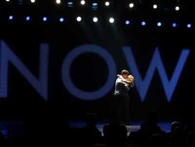 Paul Fleeshman & Caissie Levy Photo