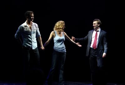 Paul Fleeshman, Caissie Levy & Bryce Pickham Photo