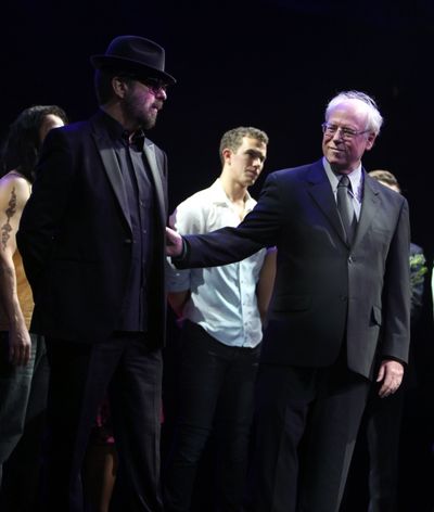 Dave Stewart, Bruce Joel Rubin & Richard Fleeshman Photo