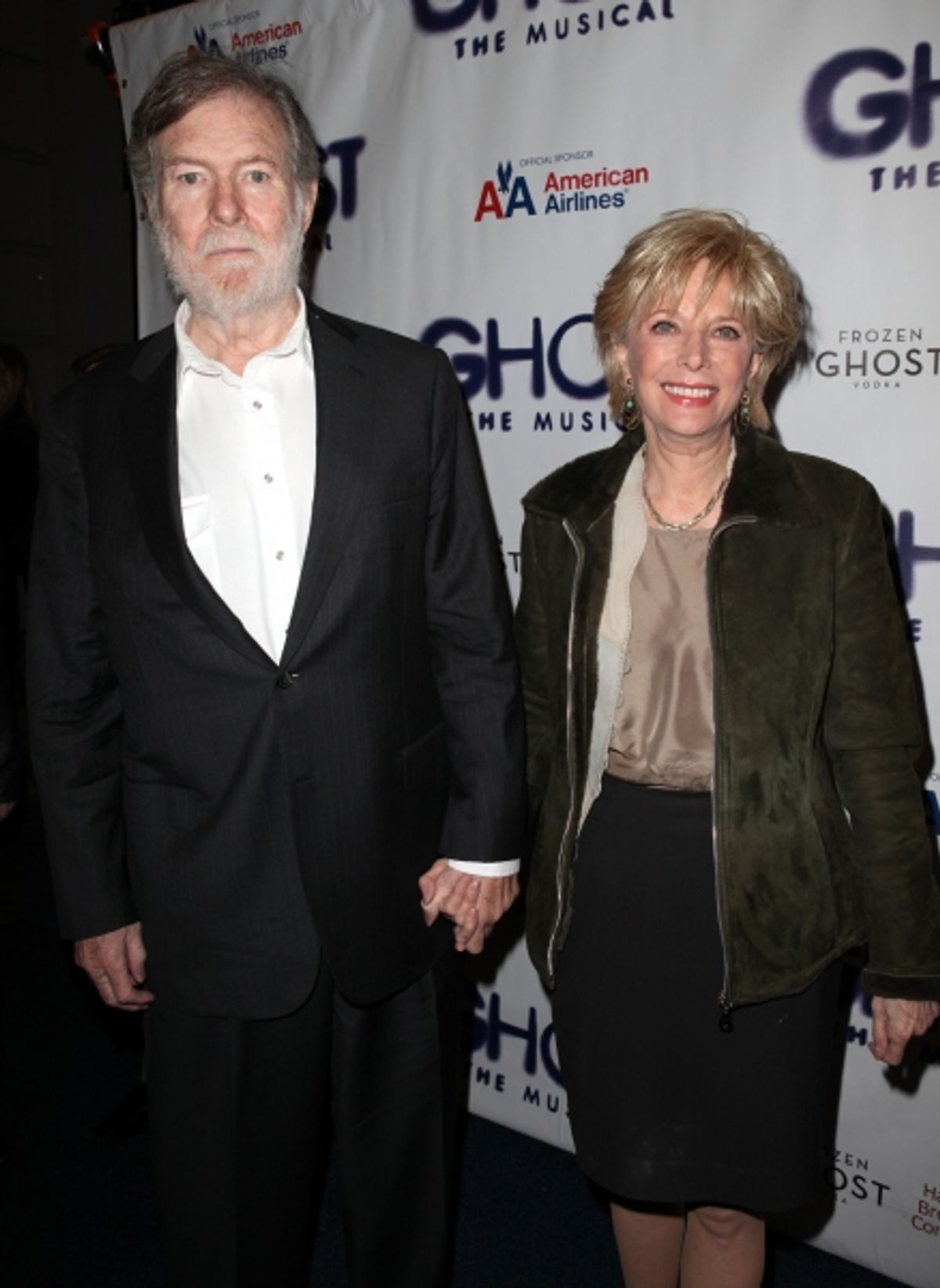 Lesley Stahl & Husband  at 