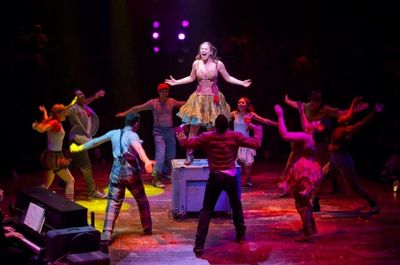 Linsay Mendez and cast of GODSPELL Photo