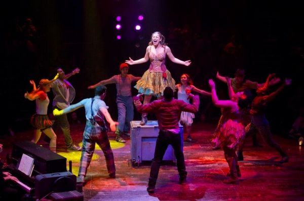 Linsay Mendez and cast of GODSPELL Photo