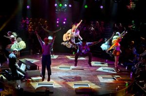 Nick Blaemire and cast of GODSPELL @ BroadwayWorld Nick Blaemire and cast of GODSPELL Photo