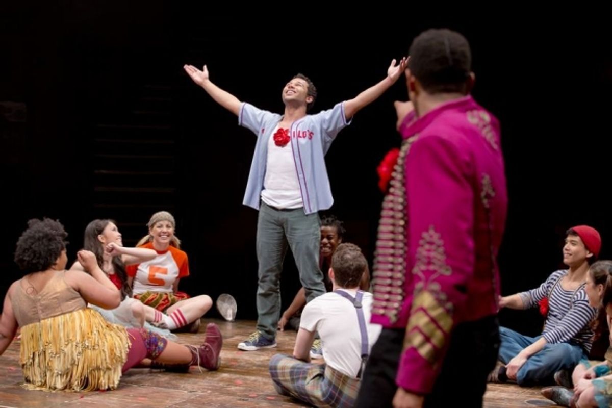 Corbin Bleu and Cast of GODSPELL at 