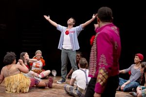 Corbin Bleu and Cast of GODSPELL @ BroadwayWorld Corbin Bleu and Cast of GODSPELL Photo
