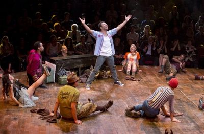 Corbin Bleu and Cast of GODSPELL Photo