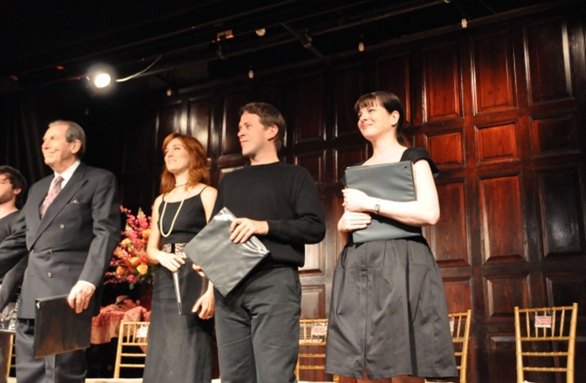 Richard Easton, Mara Davi, Jeremy Webb and Katherine Kellgren at 