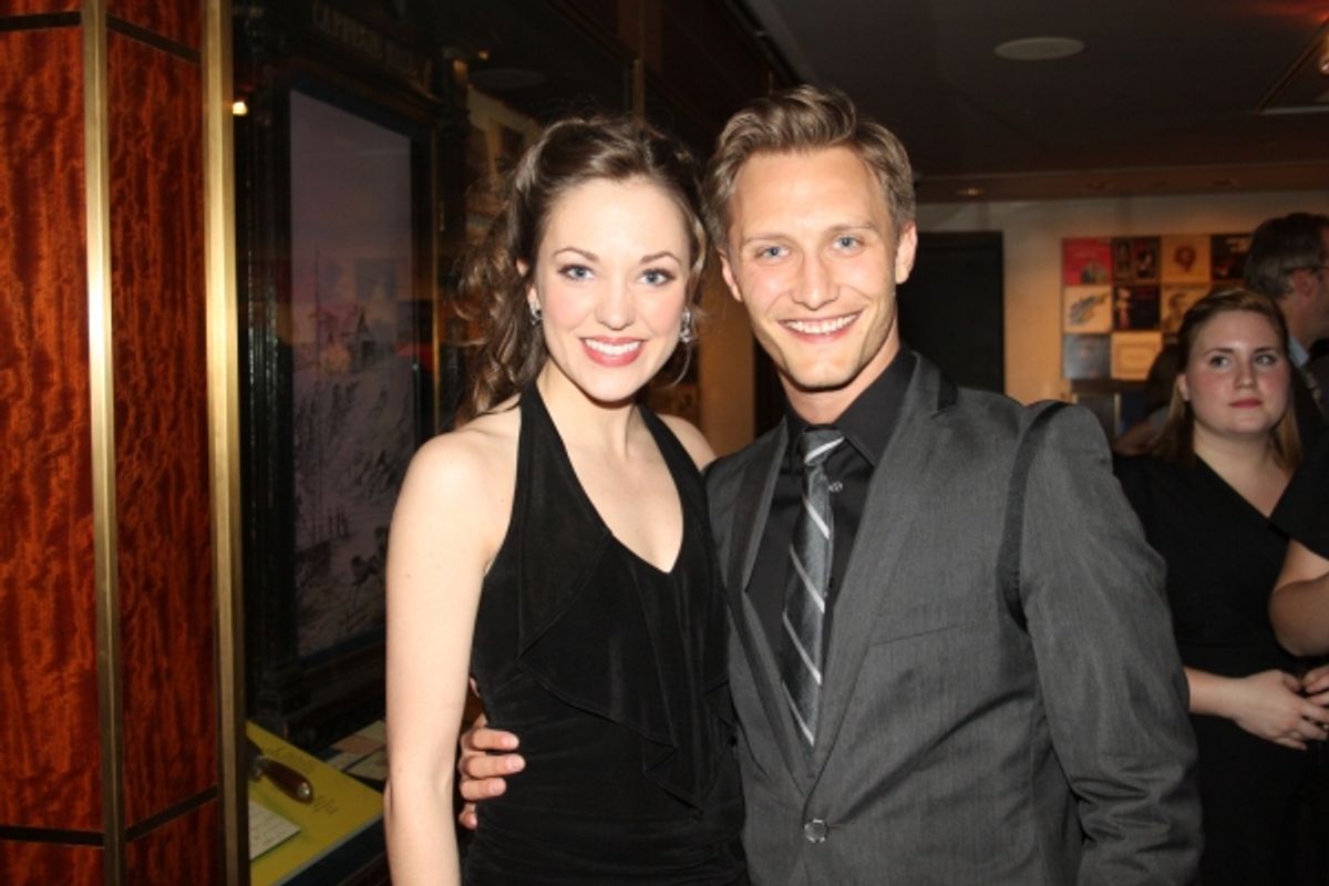 Laura Osnes and Nathan Johnson at 