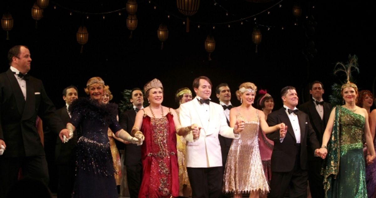 Chris Sullivan, Estelle Parsons, Judy Kaye, Matthew Broderick, Kelli O'Hara, Michael McGrath & Jennifer Laura Thompson  at 