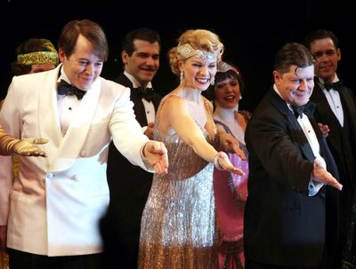 Matthew Broderick, Kelli O'Hara, Michael McGrath  Photo