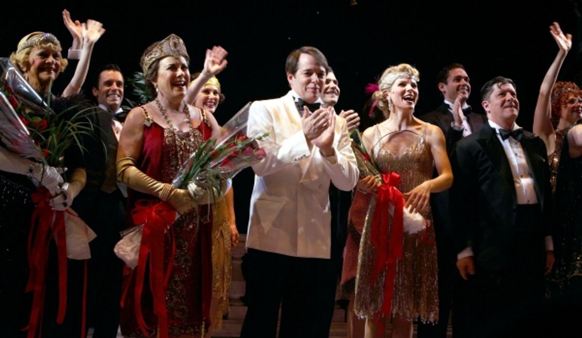 Estelle Parsons, Judy Kaye, Matthew Broderick, Kelli O'Hara & Michael McGrath at 