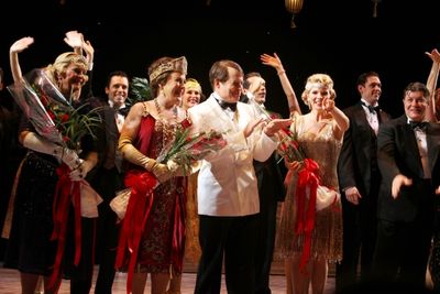 Estelle Parsons, Judy Kaye, Matthew Broderick, Kelli O'Hara & Michael McGrath  Photo