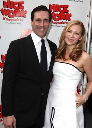 Jon Hamm & Jennifer Westfeldt @ BroadwayWorld Jon Hamm & Jennifer Westfeldt Photo
